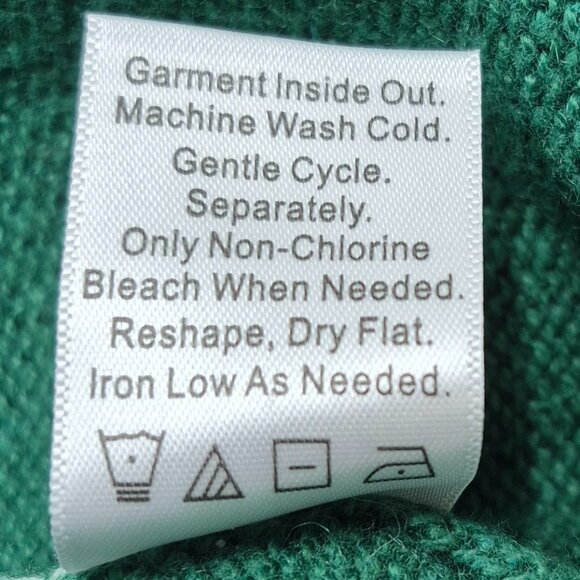 Vintage Coldwater Creek Christmas Cardigan Sweater Full Zip Women's Size XL - Picture 8 of 11